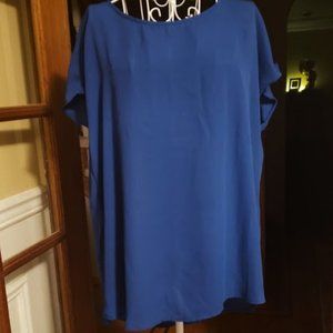 NWT Pleione blue sz large top